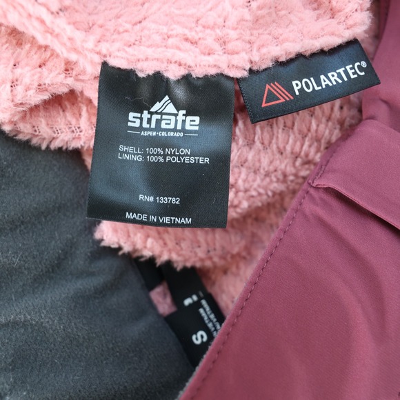 Strafe Belle Ski Pant Womens Small Roseberry Polartec Recon Elite Snowboard $429 - Picture 5 of 16